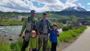 Chris Galvin Fly Fishing Guide With Michael Yelton And Family