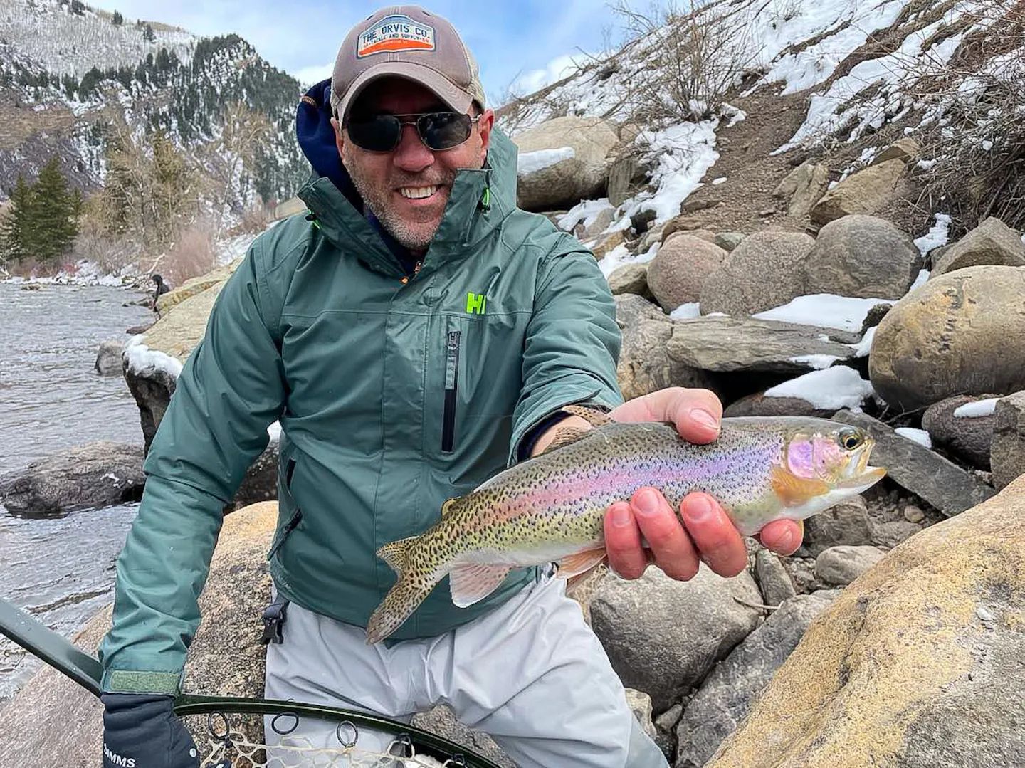 Thanks for getting out with us Glenn and Brian!
.
.
.
.
#rainbowtrout #alpine #guided #trout #fatherson